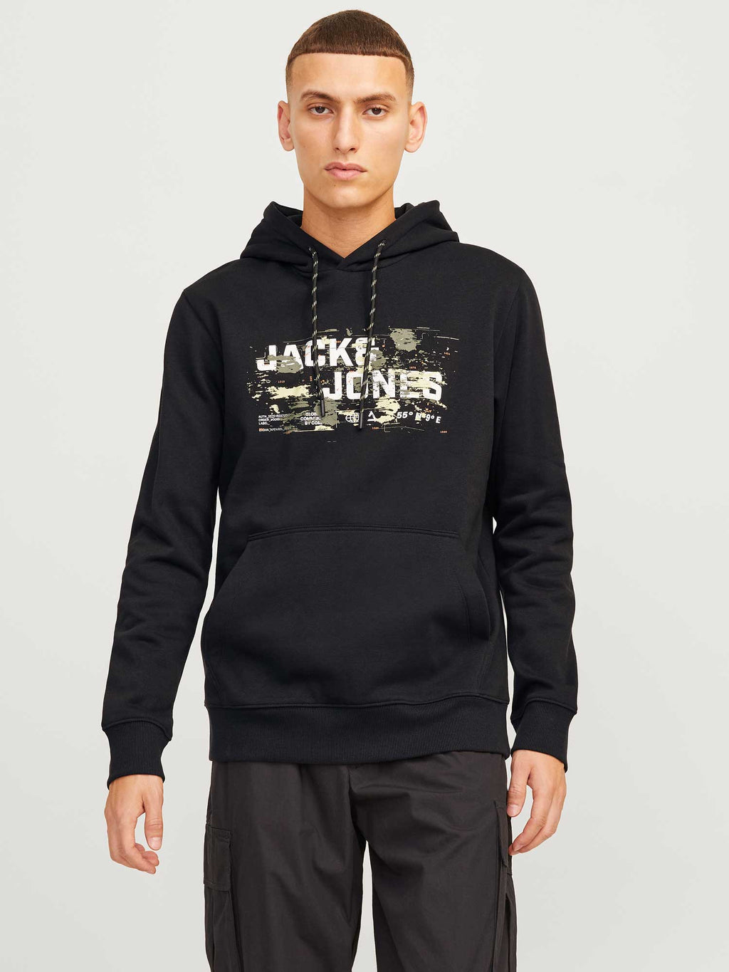 JACK & JONES Суитшърт JCOOUTDOOR LOGO SWEAT HOOD SN