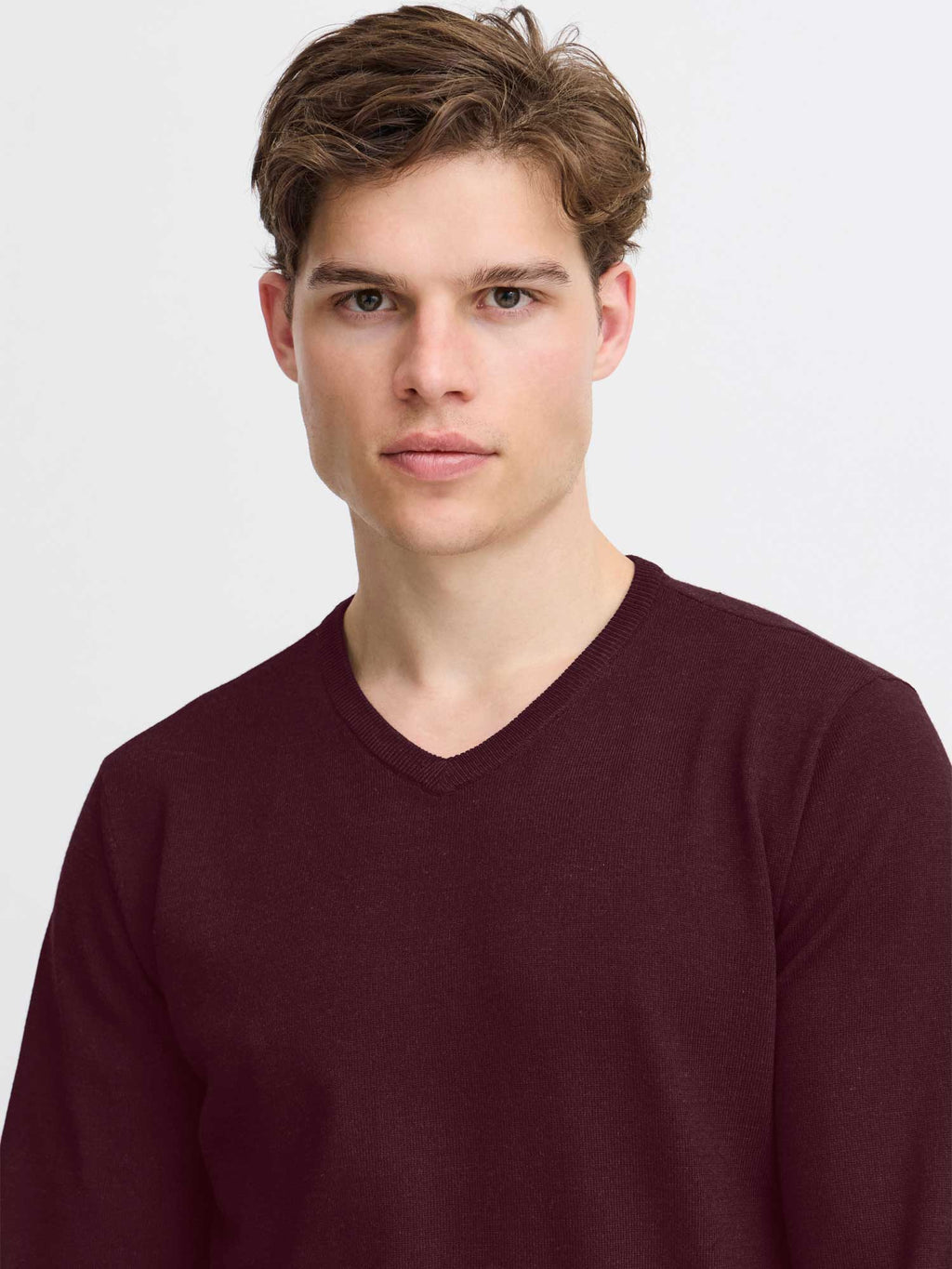 BLEND Пуловер BHBRUTON V-NECK KNIT NOOS