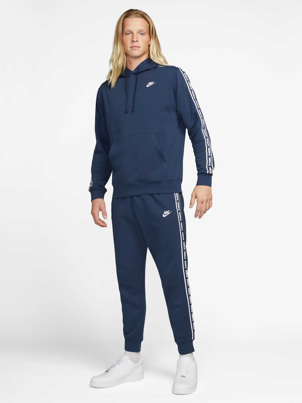 NIKE Спортен екип M NK CLUB FLC GX HD TRK SUIT