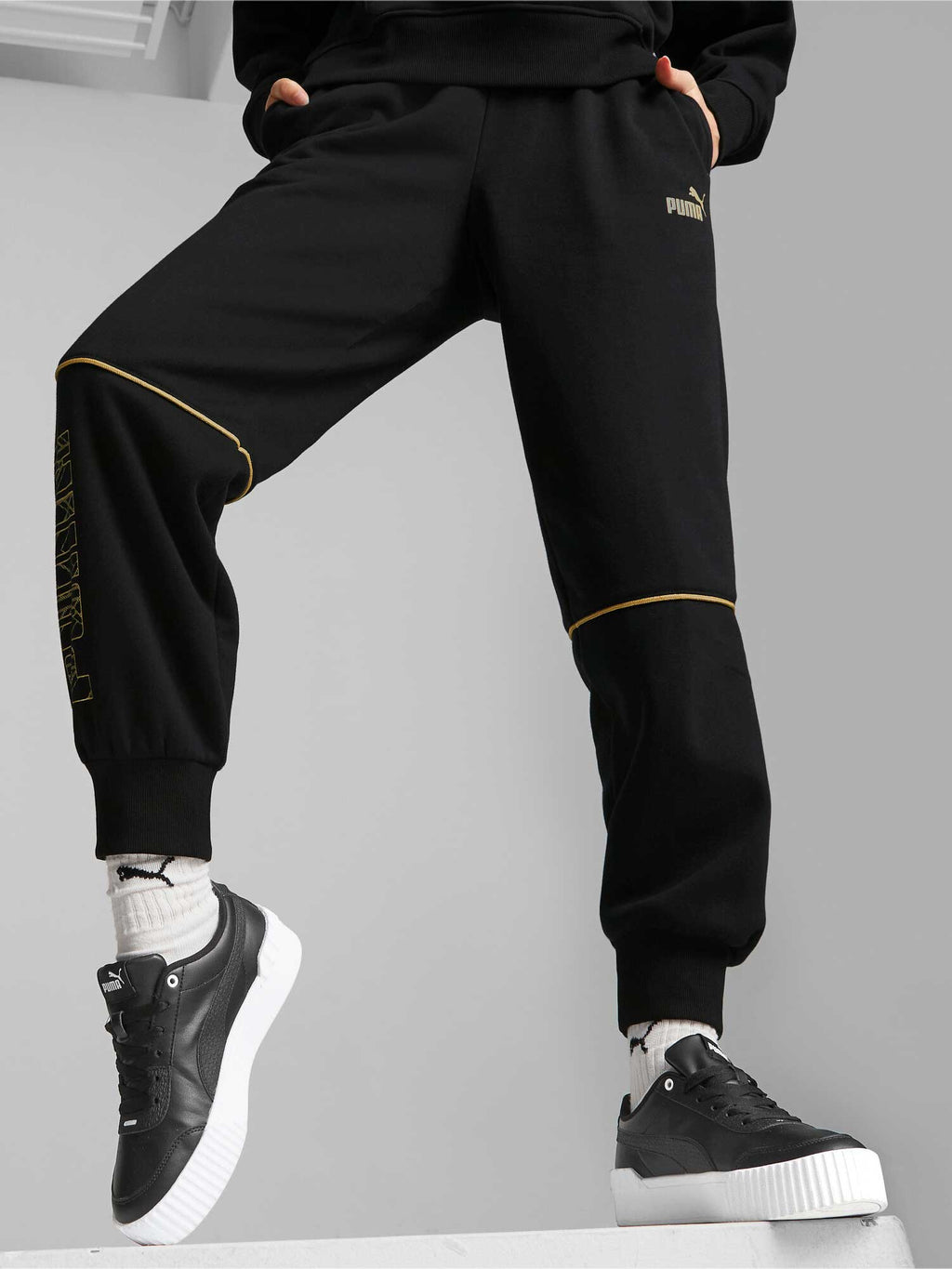 PUMA Спортно долнище Power Deco Glam High-Waist