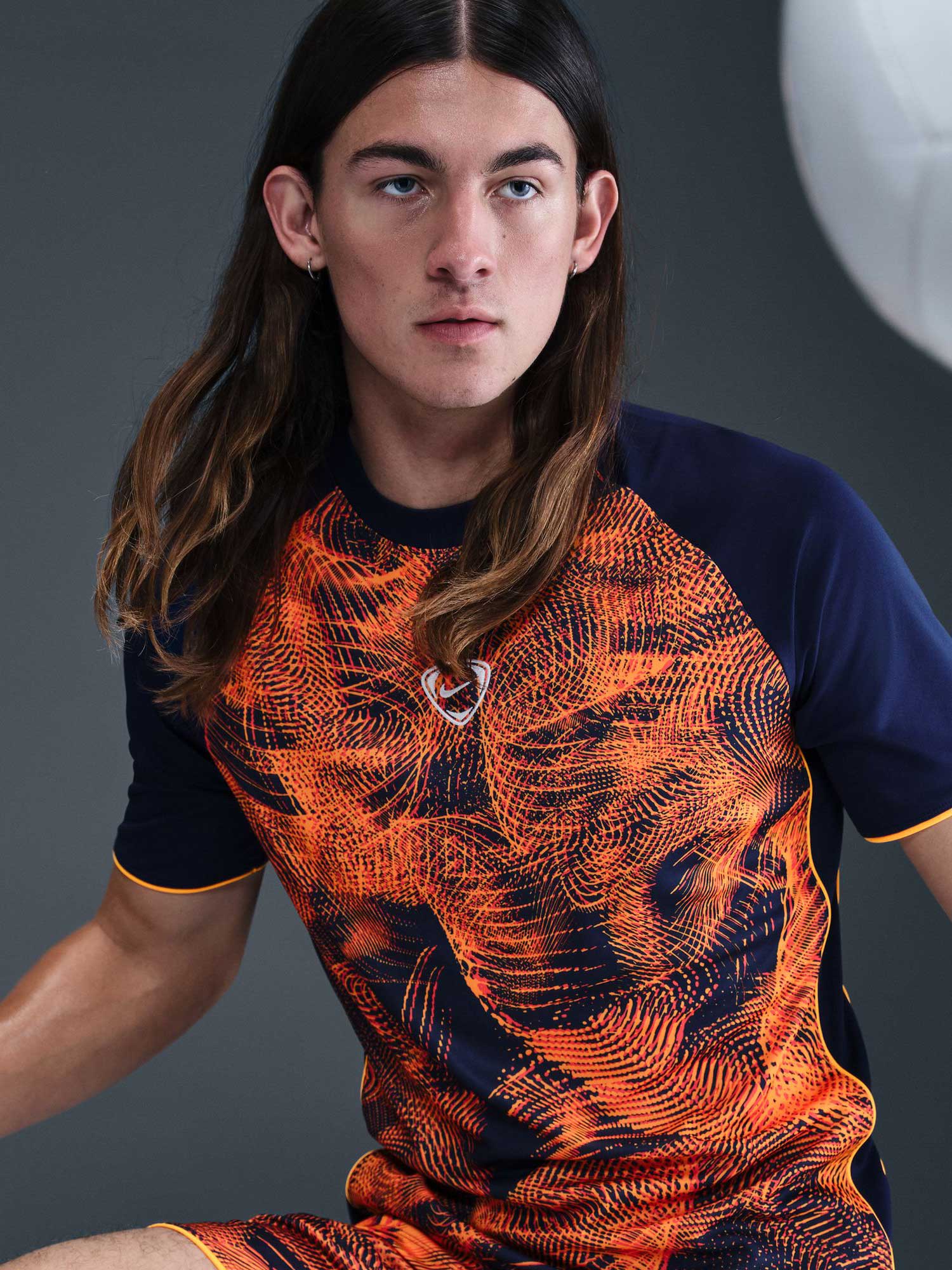 NIKE Тениска M NK DF ACD+ TOP SS AOP