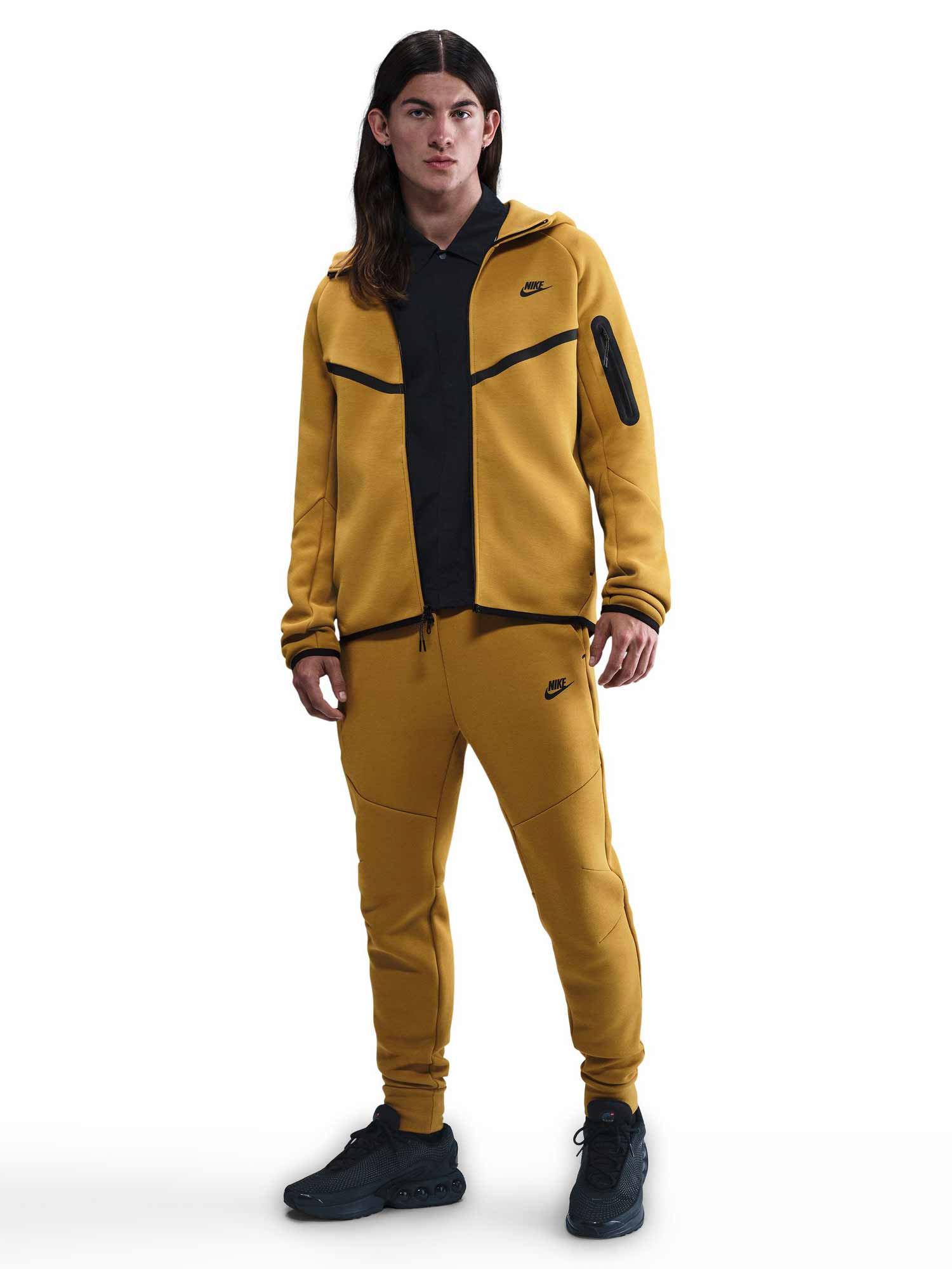 NIKE Суитшърт M NK TCH FLC FZ WR HOODIE