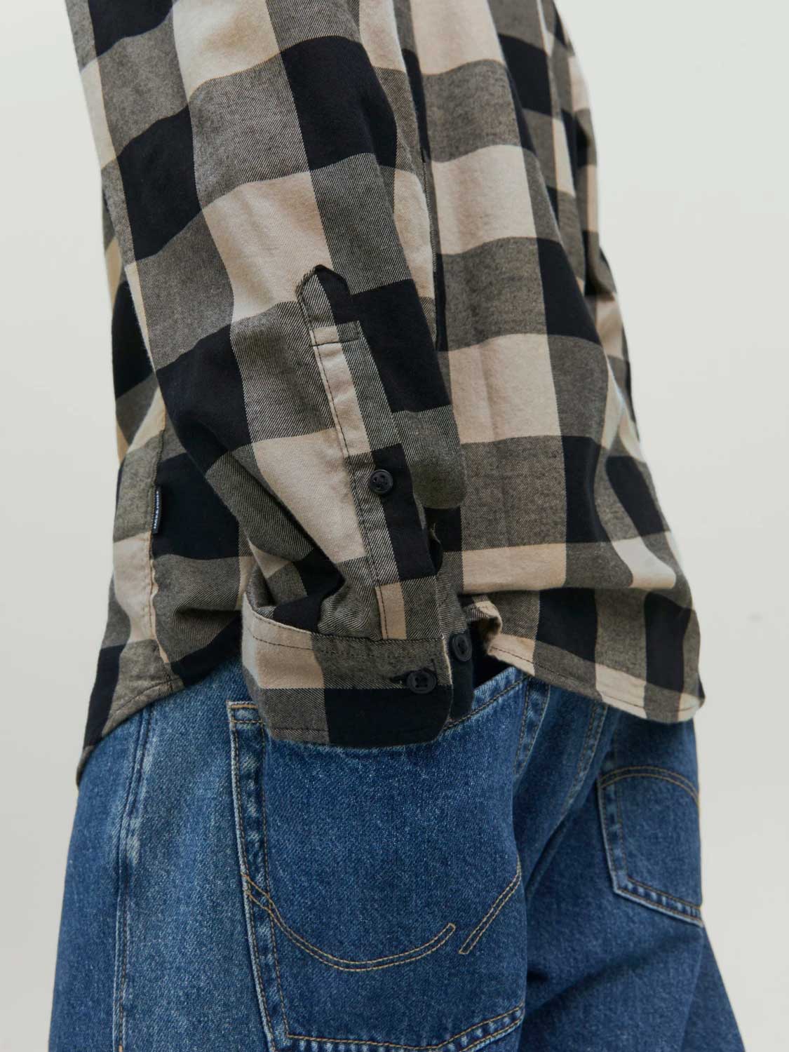 JACK & JONES Риза JJEGINGHAM TWILL SHIRT L/S NOOS