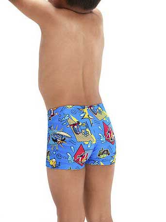 SPEEDO Бански BOYS LEARN TO SWIM ALLOVER AQUASHORT