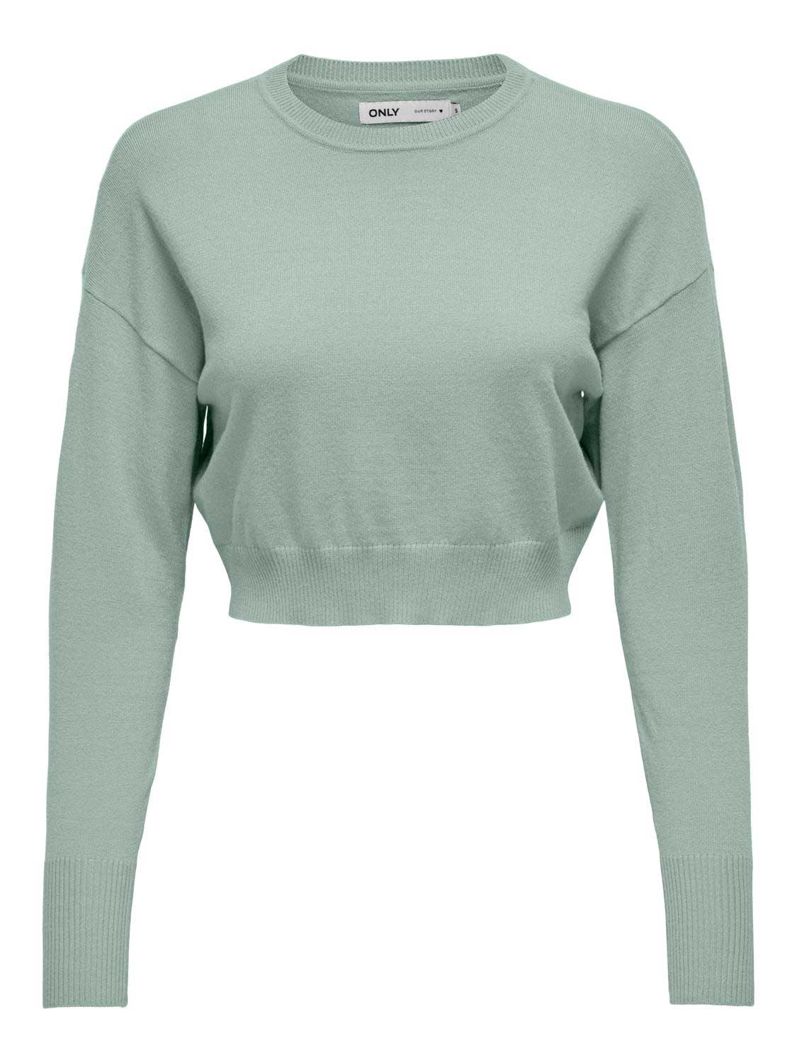 ONLY Пуловер ONLIBI LS CROPPED PULLOVER CC KNT