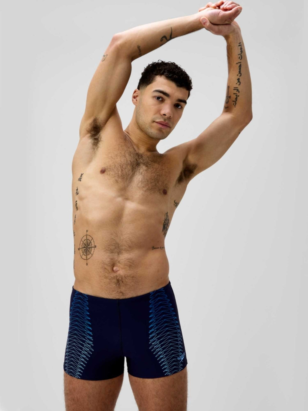 SPEEDO Бански MENS DUO LOGO PRINT AQUASHORT