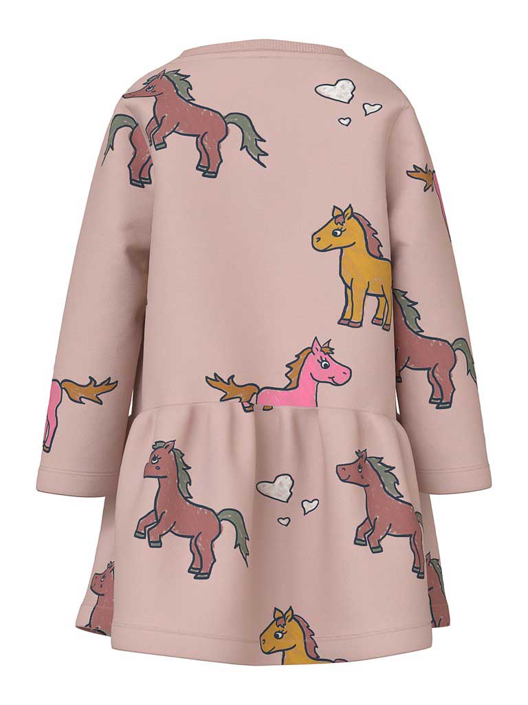 NAME IT Рокля NMFNEL SWEAT DRESS BRU