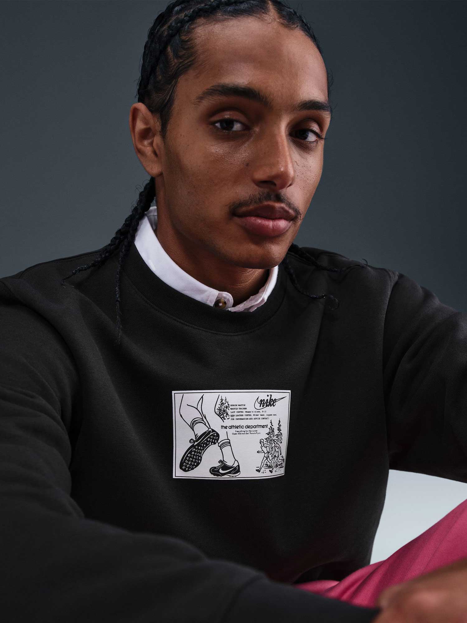 NIKE Блуза M NK CLUB BB CRW REISSUE