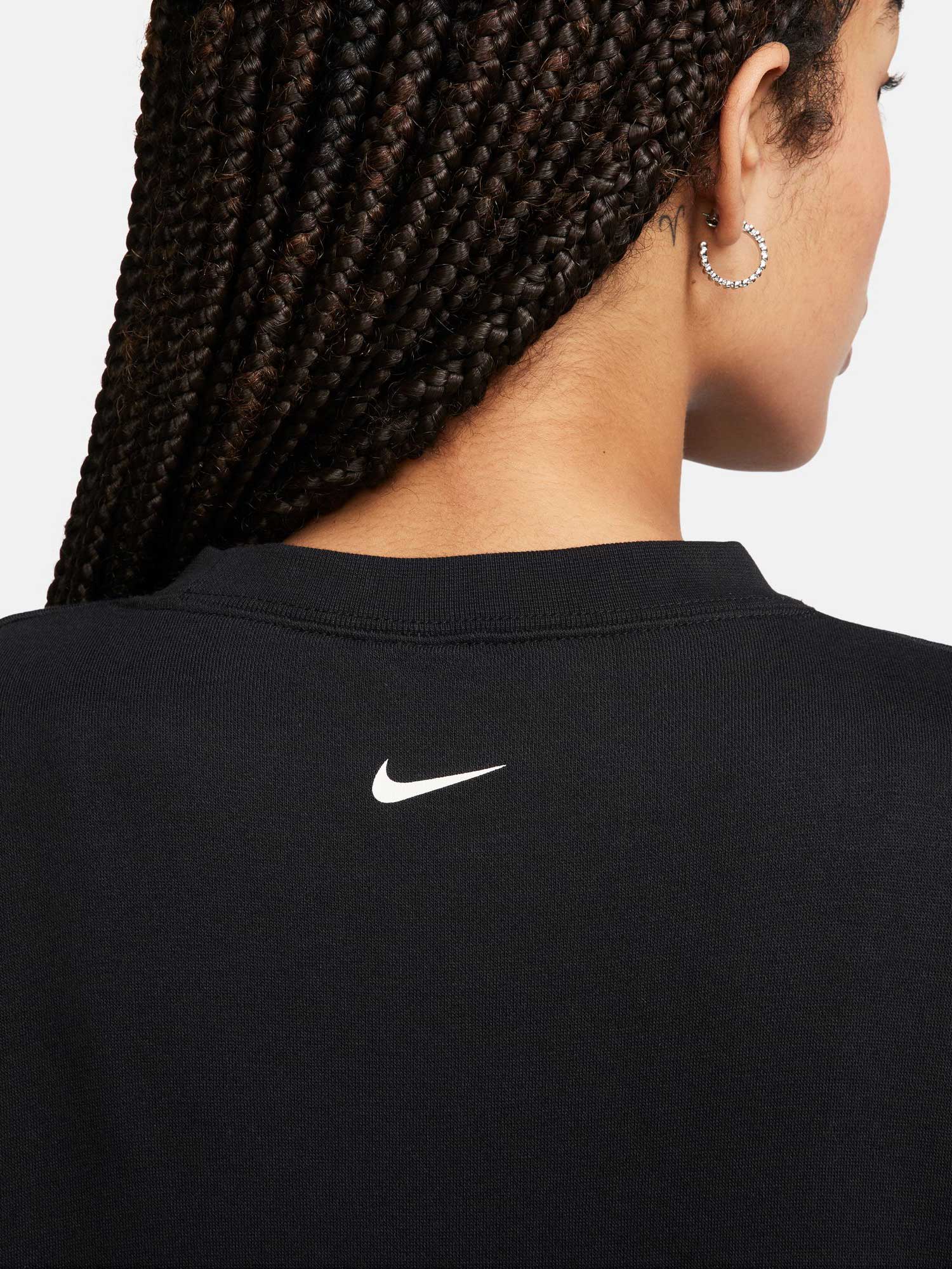 NIKE Блуза W NSW FLC OS CREW GLS