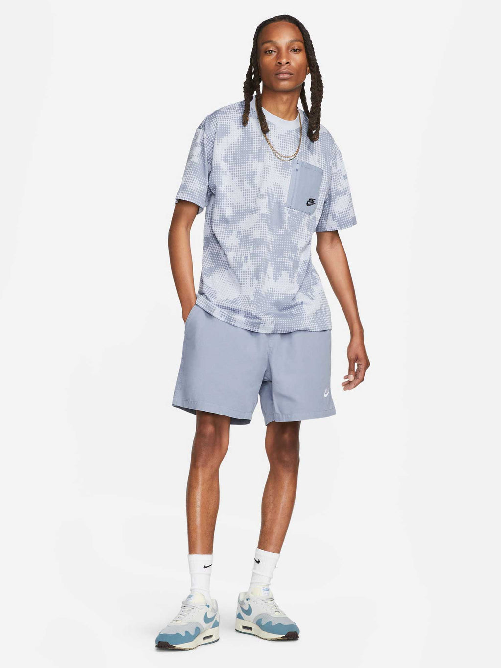 NIKE Тениска M NSW SPU SS TOP AOP