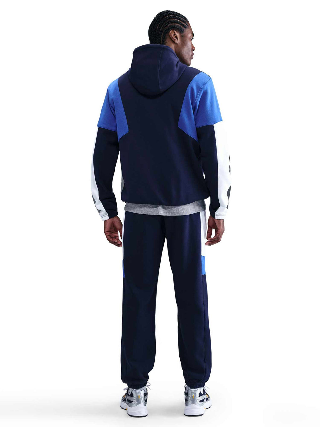 NIKE Спортен екип M NK CLUB FLEECE HDED TRACK GX