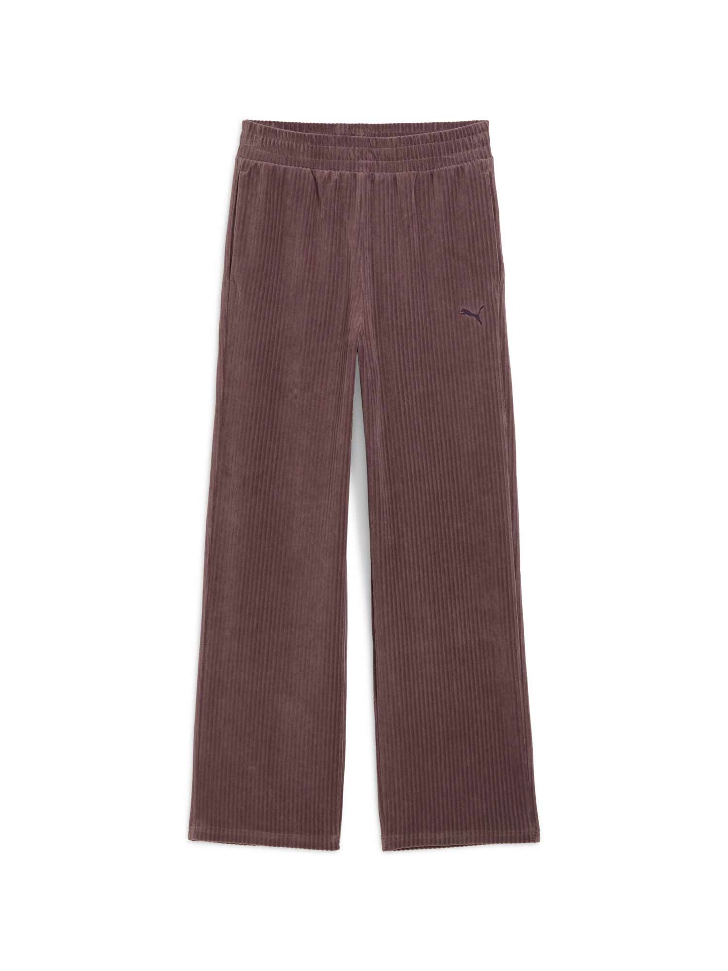 PUMA Спортно долнище ESS ELEVATED Velour Rib Str Leg