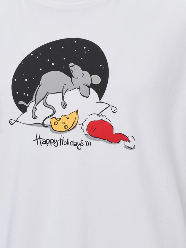 BRILLE Тениска Christmas print I