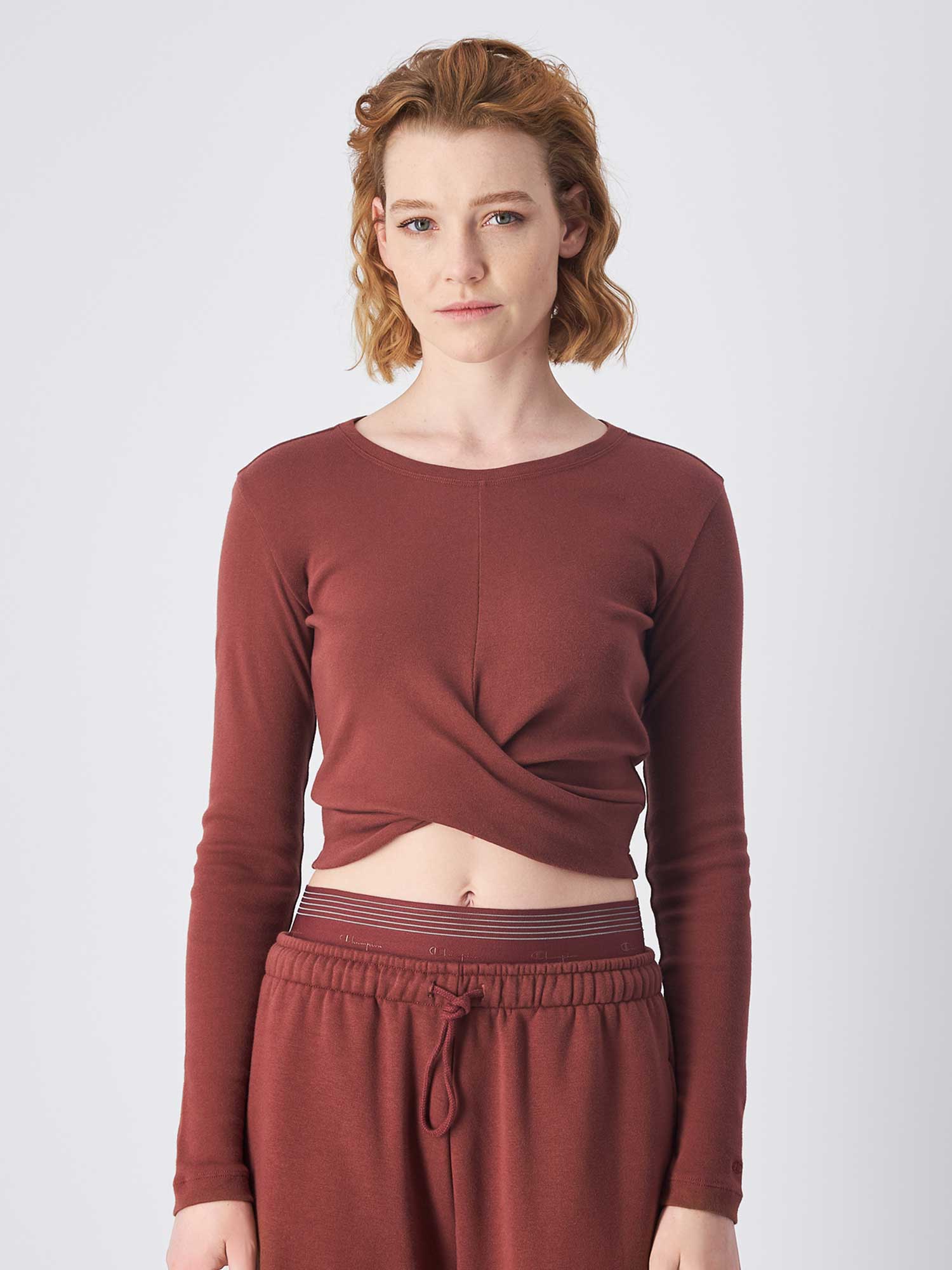 CHAMPION Блуза Crewneck Croptop T-Shirt