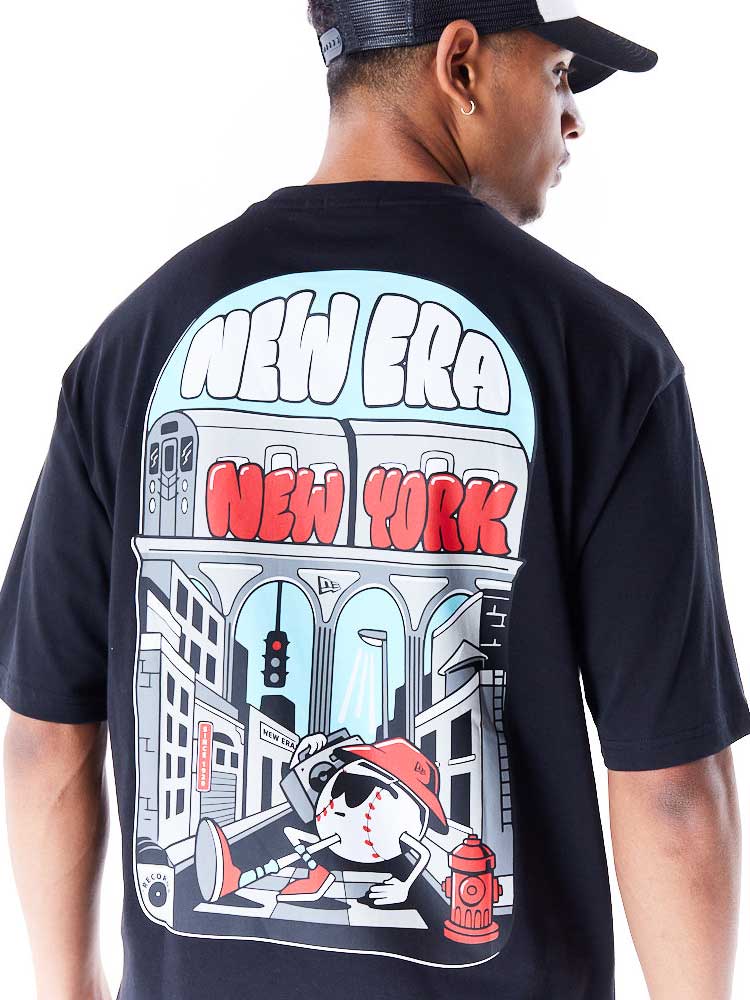 NEW ERA Тениска NE CITY GRAPHIC OS TEE