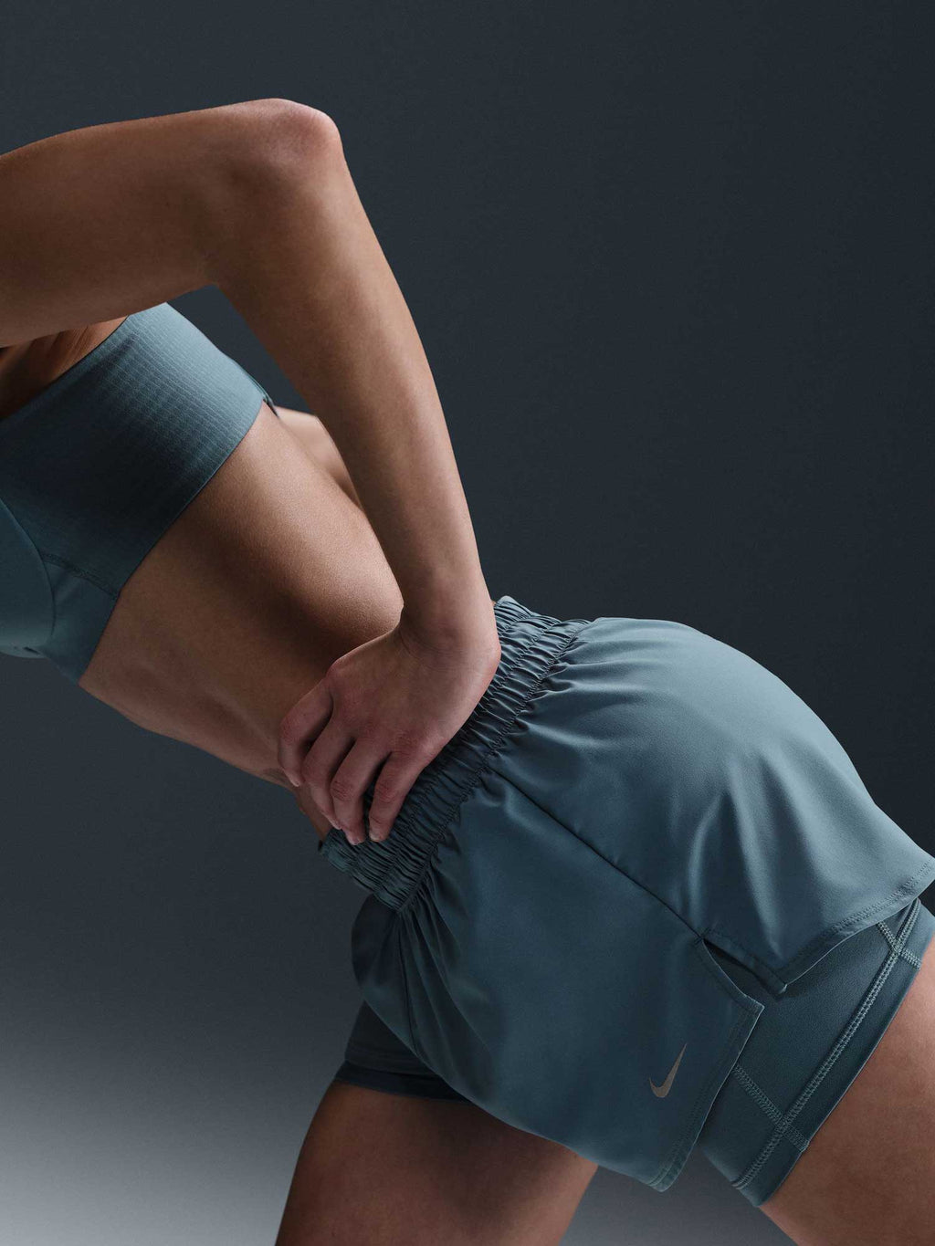 NIKE Къси панталони W NK ONE DF MR 3IN 2N1 SHORT