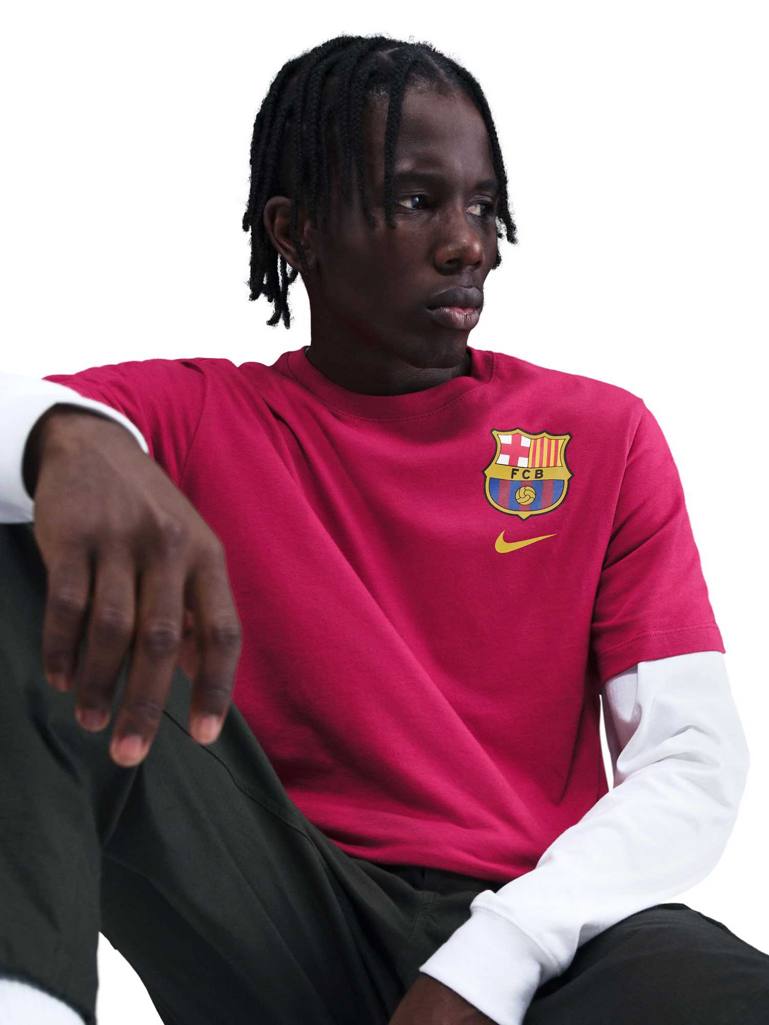 NIKE Тениска FCB M NK CREST TEE