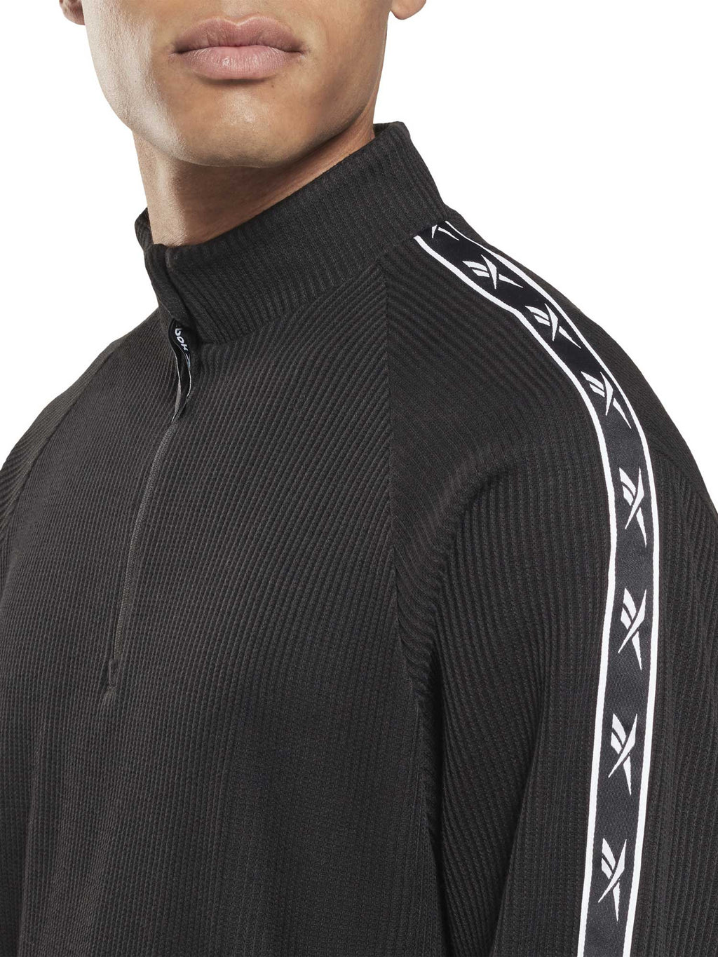 REEBOK Блуза Identity Vector Tape Waffle 1/4 Zip Top