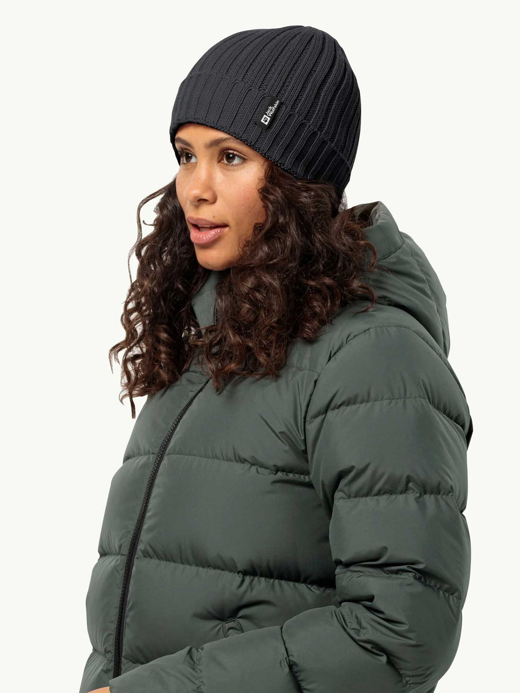 JACK WOLFSKIN Шапка RIB KNIT BEANIE