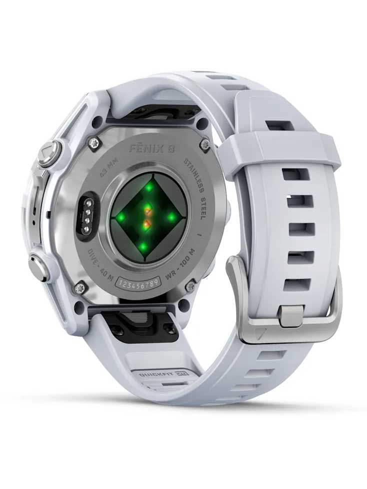 GARMIN GPS Смарт часовник Fenix 8 AMOLED с кожена каишка