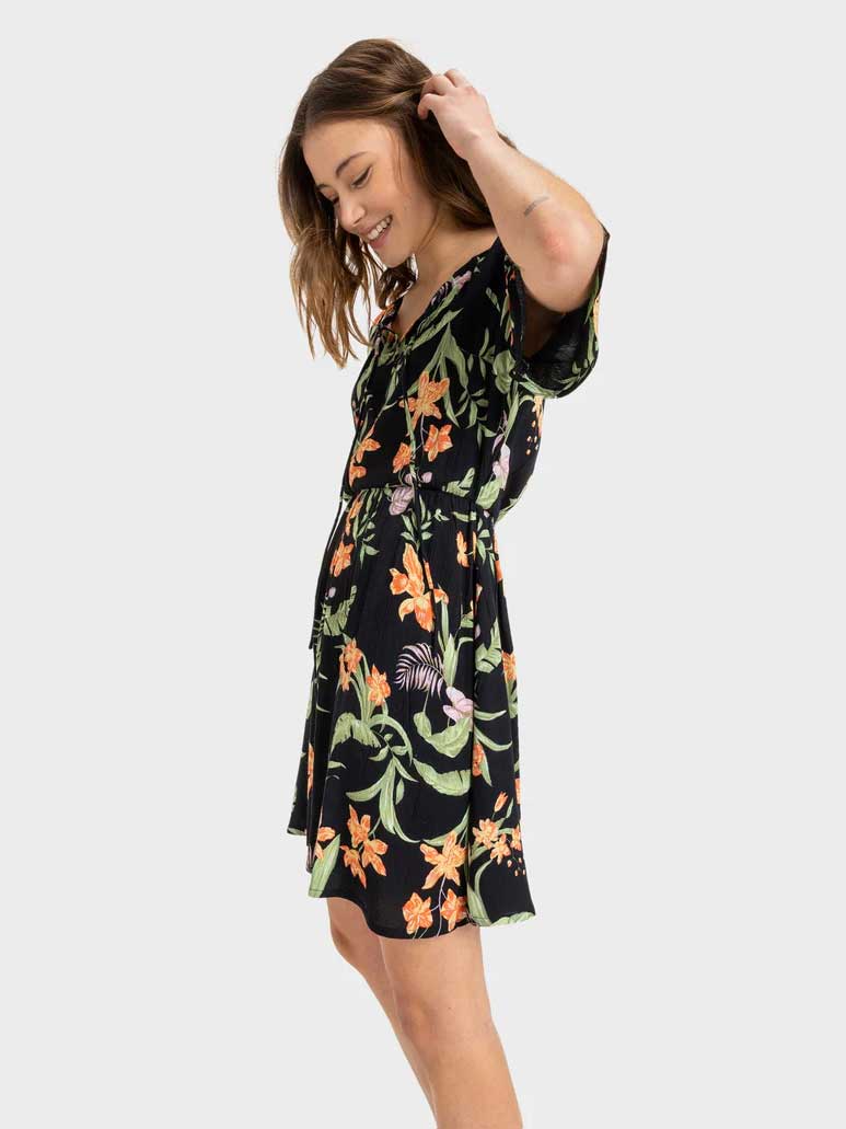 ROXY Рокля TROPICAL TIDES CRINKLE
