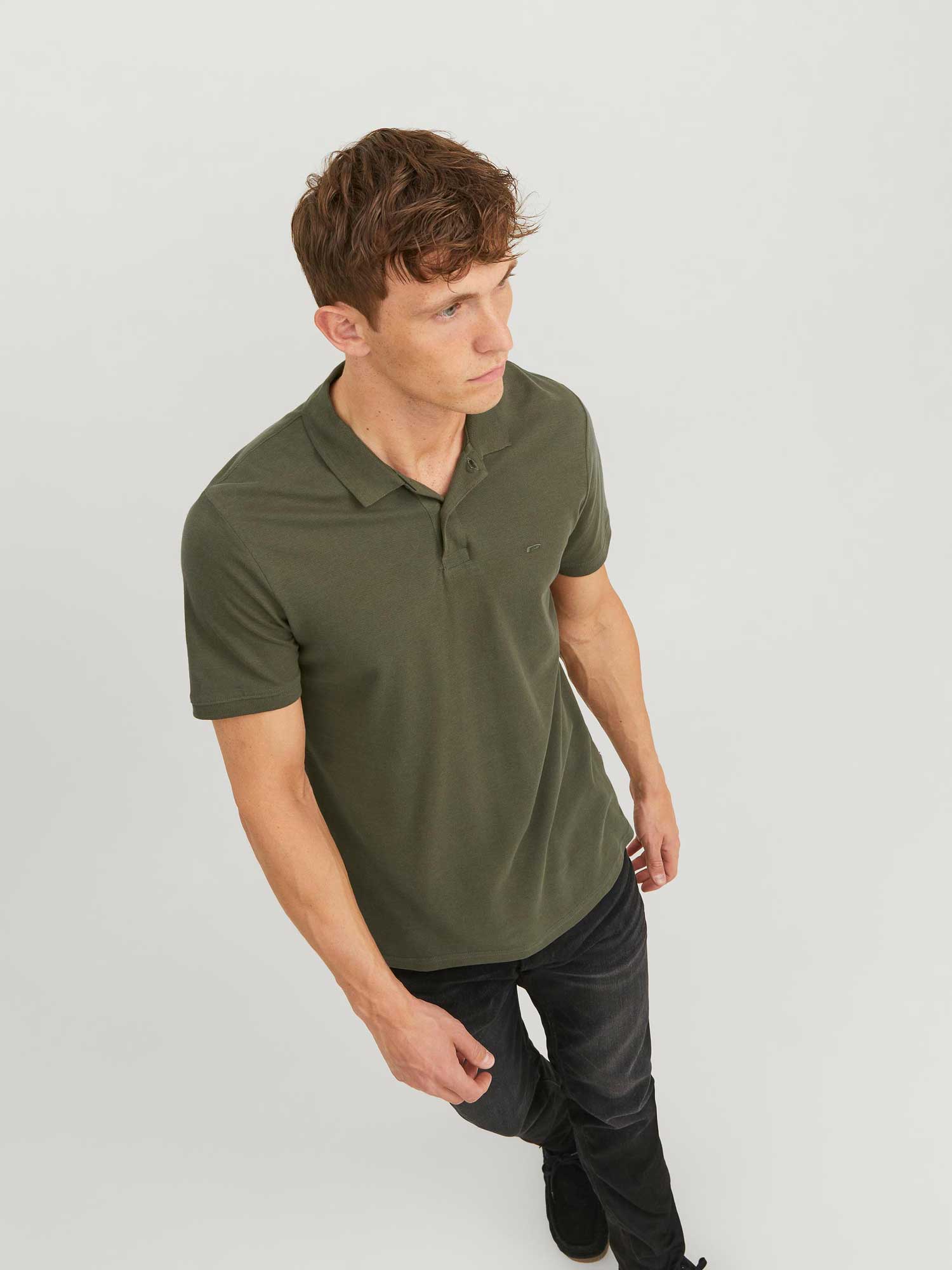 JACK & JONES Тениска JJEBASIC POLO SS NOOS