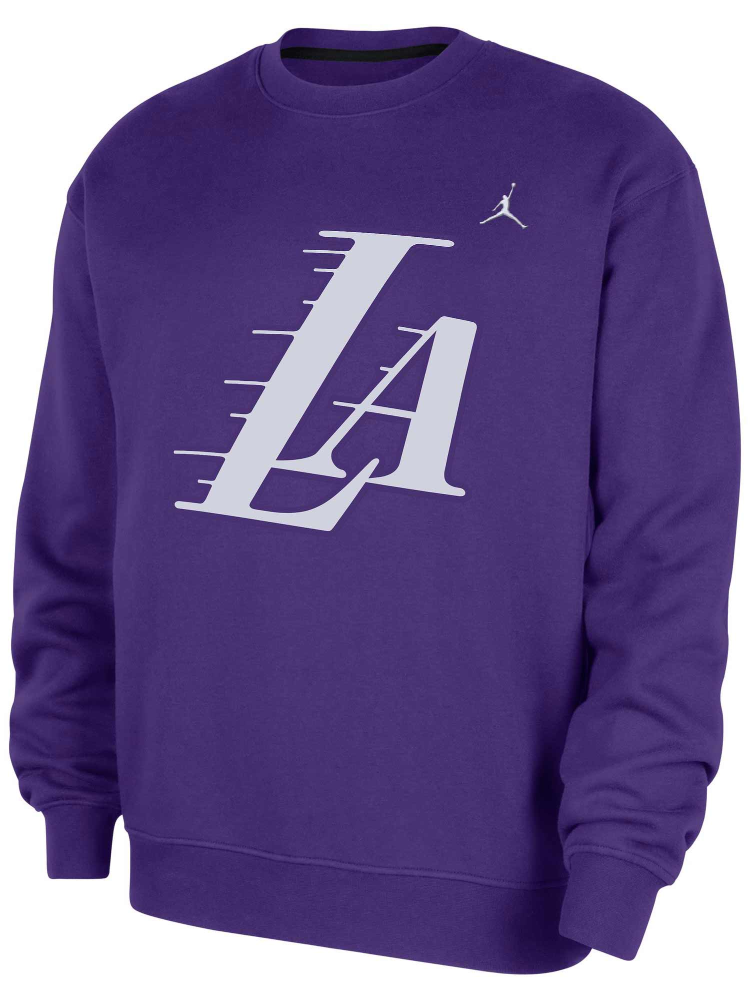 NIKE Блуза LAL M J FLC CREW LOGO ST 25