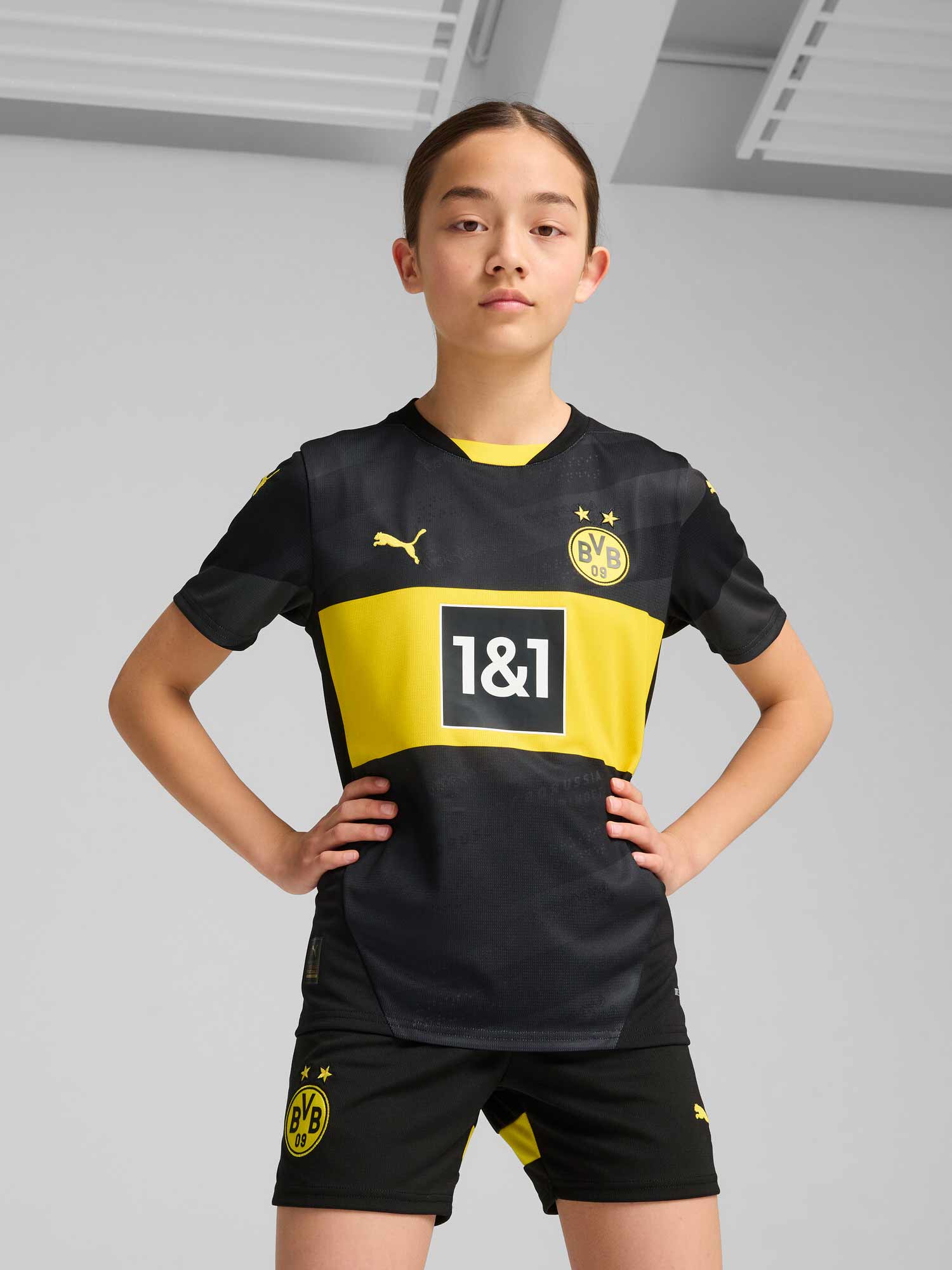 PUMA Тениска BVB Away Jersey Replica Jr