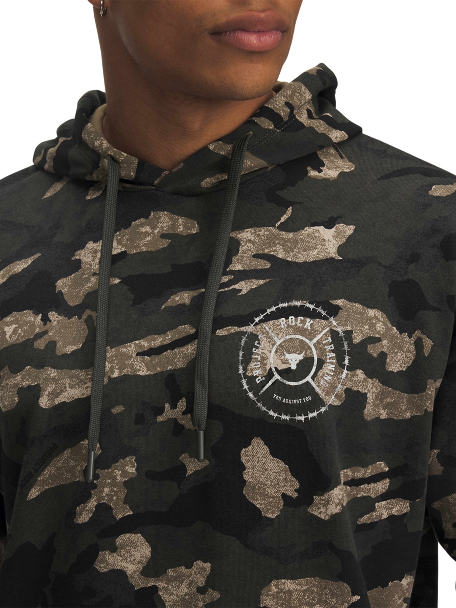 UNDER ARMOUR Суитшърт Pjt Rck AOP Terry HD