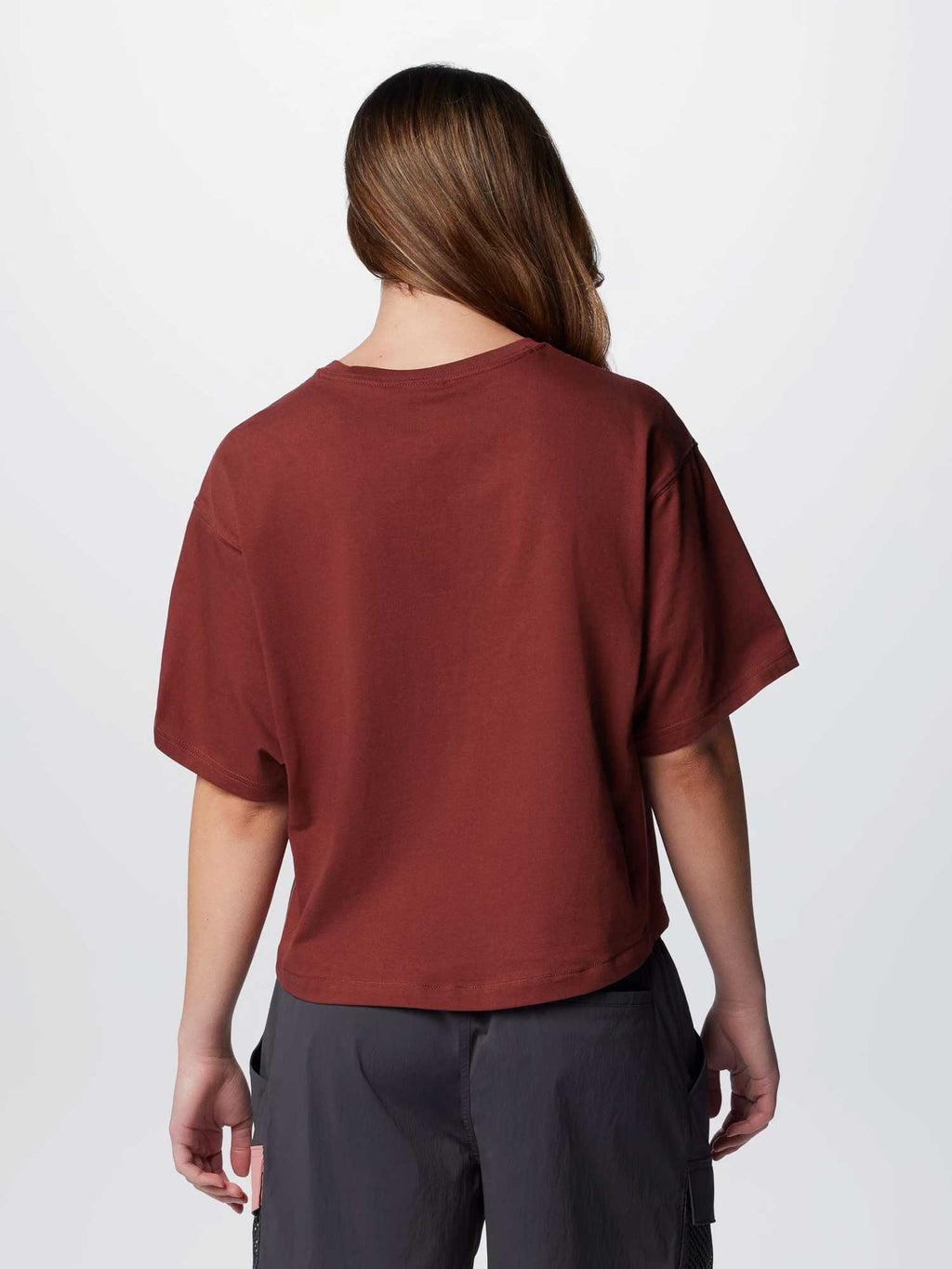 COLUMBIA Тениска Painted Peak Knit SS Cropped Top