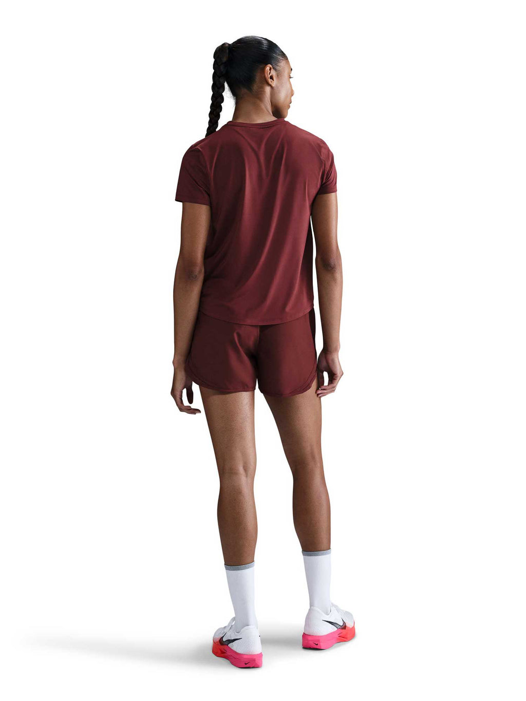 NIKE Тениска W NK ONE SWSH HBR DF SS TOP