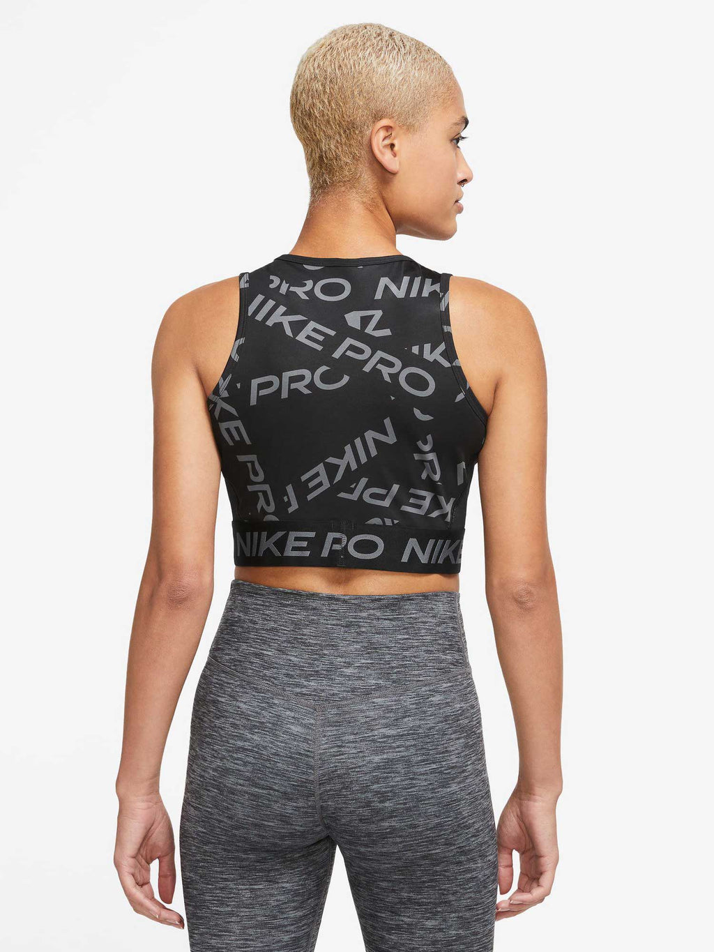 NIKE Потник W NP DF CROP TANK AOP
