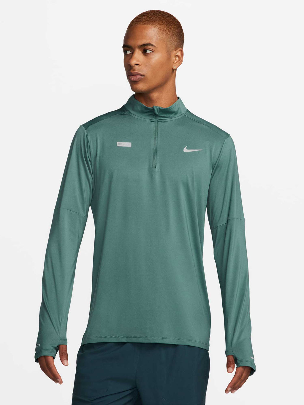 NIKE Блуза M NK DF ELMNT TOP HZ FLASH HBR