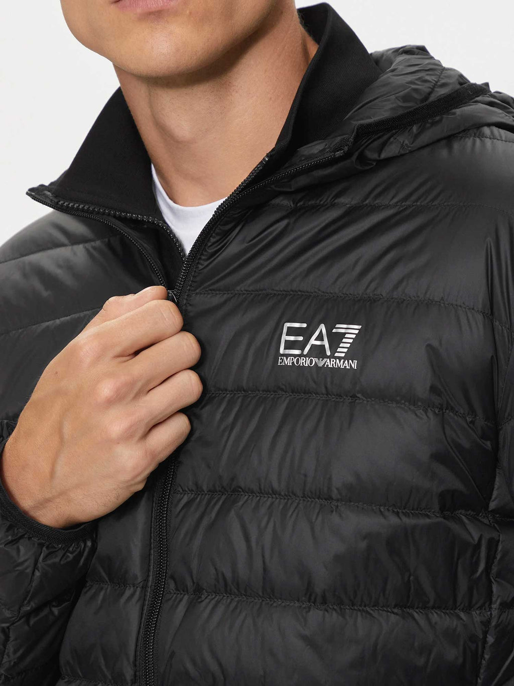 EA7 Emporio Armani Яке TRAIN CORE ID M DOWN LIGHT JACKET HOODIE CC
