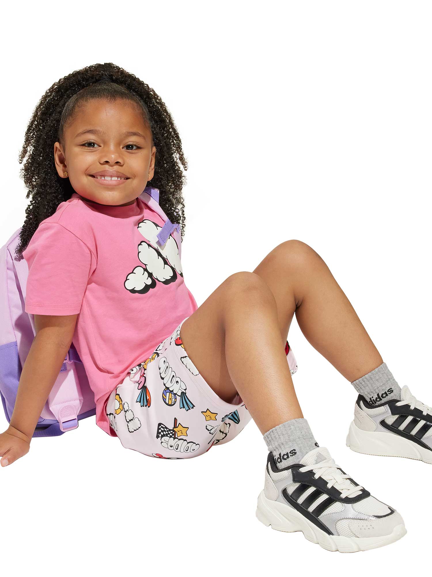ADIDAS SPORTSWEAR Спортен екип Seasonal Essentials Fun Tee Set Kids