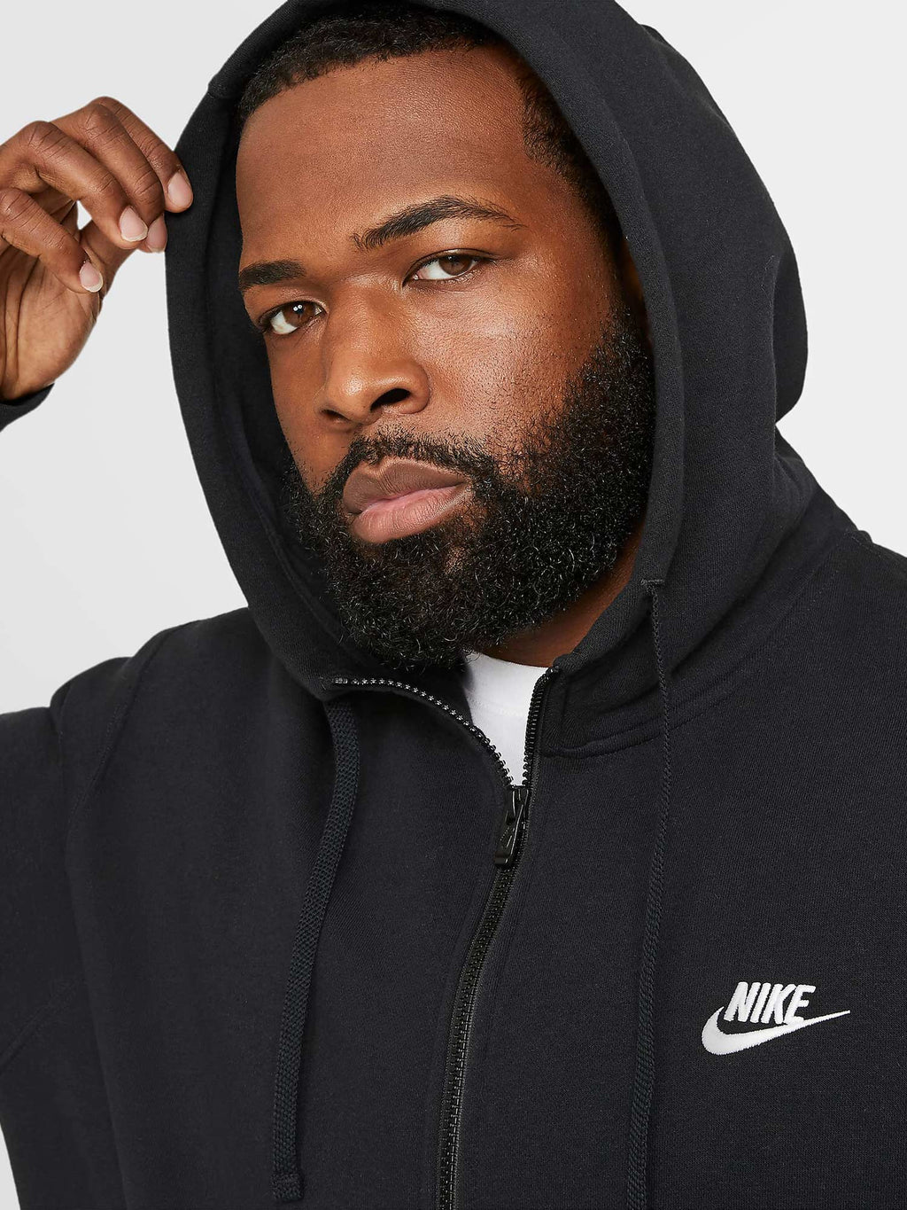 NIKE Суитшърт M NSW CLUB HOODIE FZ BB