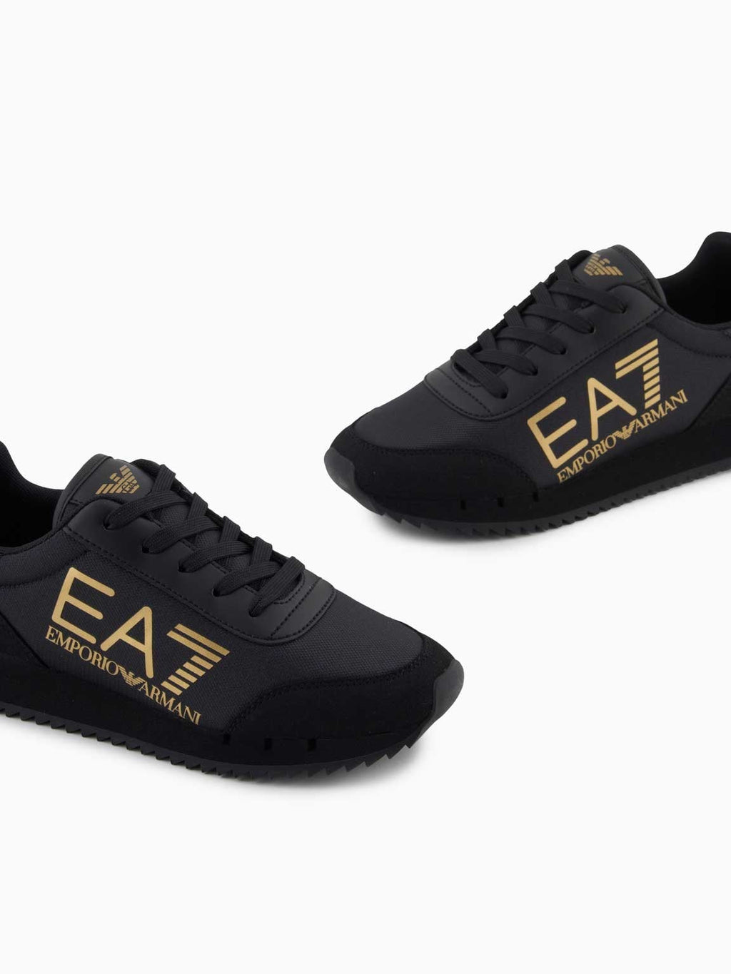 EA7 Emporio Armani Обувки SNEAKER BLACK WHITE