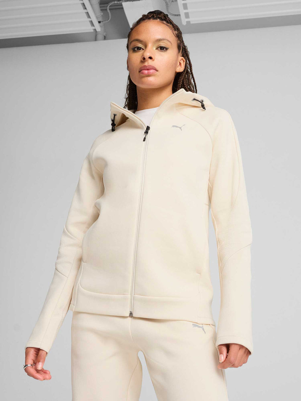PUMA Суитшърт EVOSTRIPE Full-Zip Hoodie DK