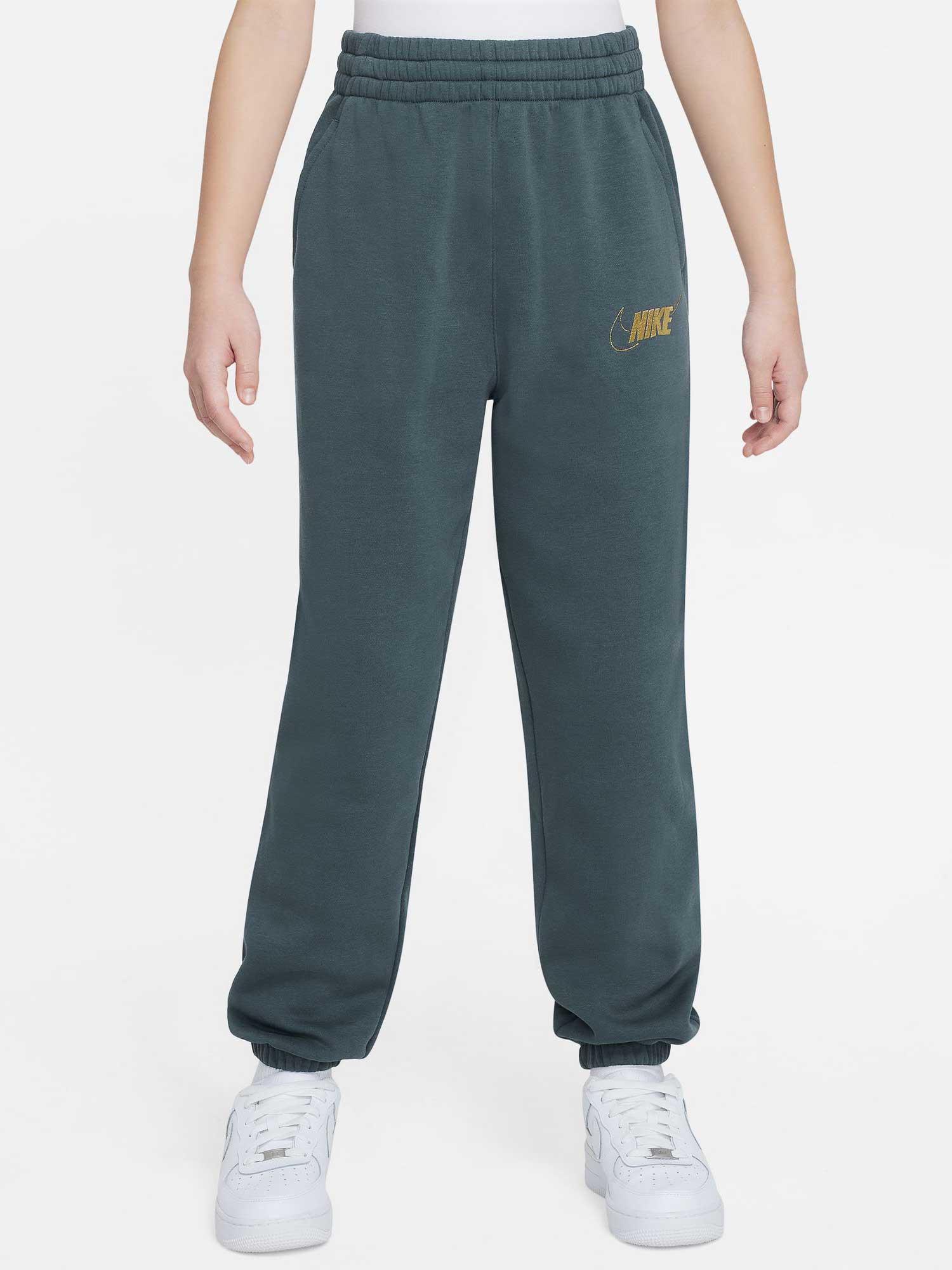 NIKE Спортно долнище G NSW CLUB FLC LOOSE PANT SHNE