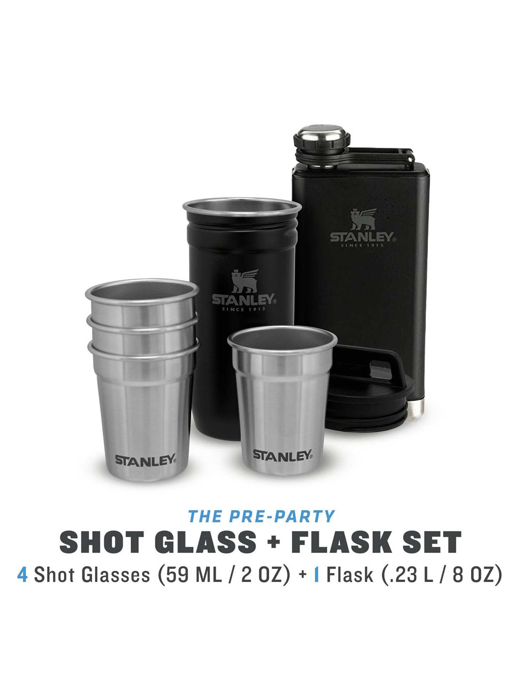 STANLEY Комплект за шотове и манерка The Pre-Party