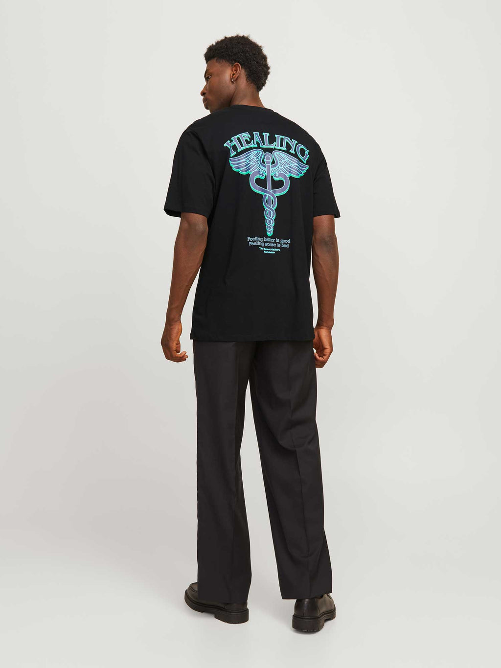 JACK & JONES Тениска JORORACLE TEE SS CREW NECK TG