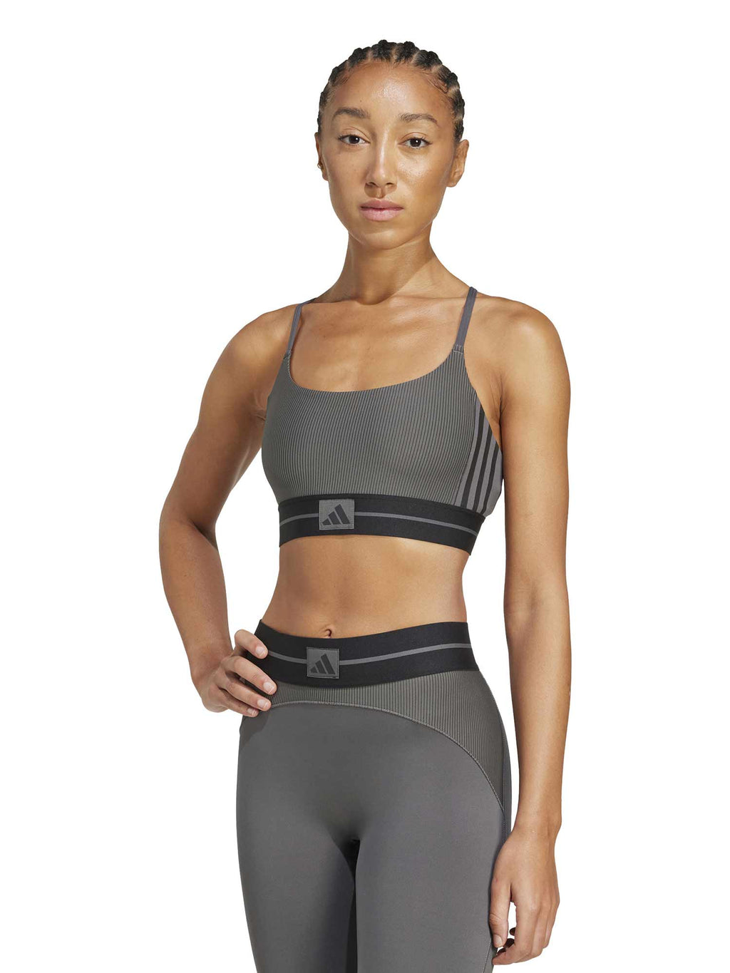 ADIDAS PERFORMANCE Спортен сутиен Hyperglam Rib Bralette