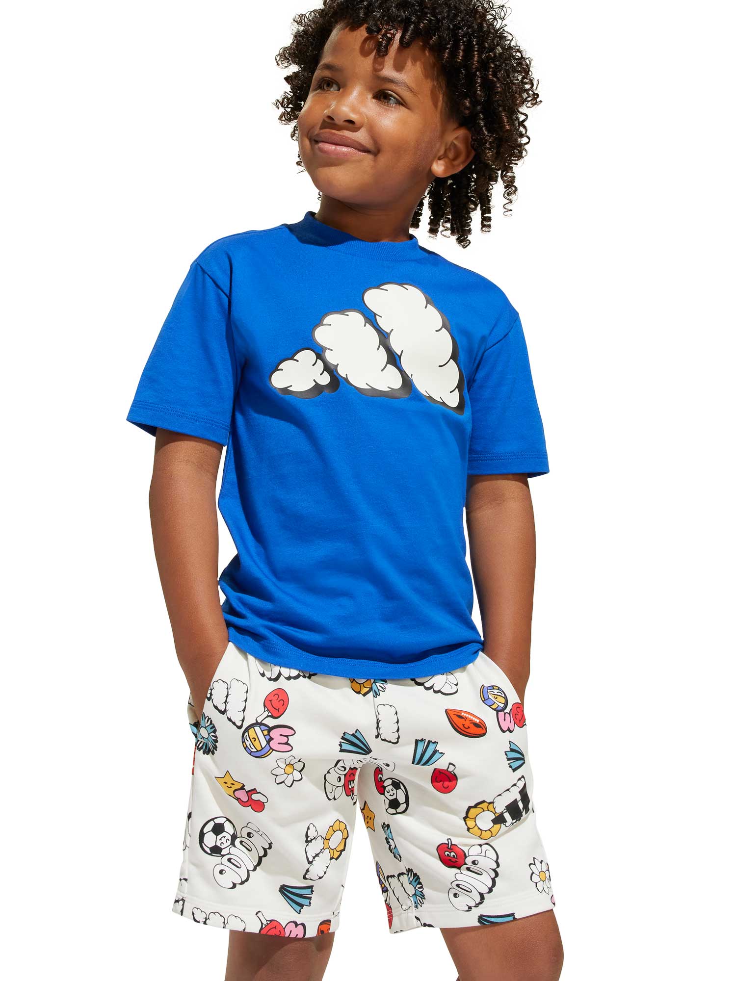 ADIDAS SPORTSWEAR Спортен екип Seasonal Essentials Fun Tee Set Kids