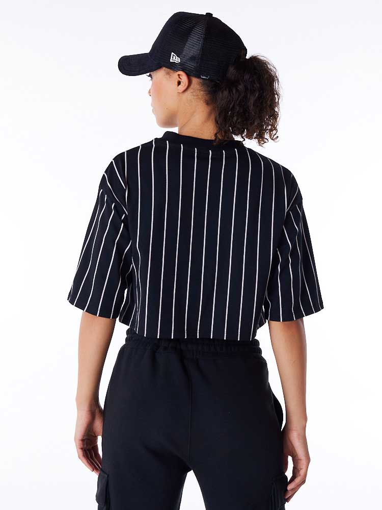 NEW ERA Тениска Z.NE PINSTRIPE CROP TEE