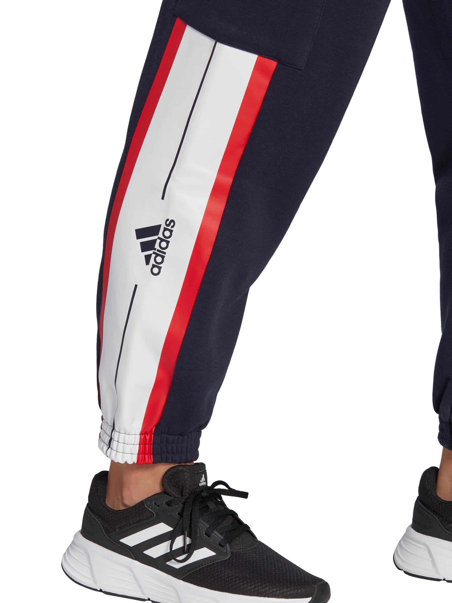 ADIDAS SPORTSWEAR Спортно долнище Essentials Pin Stripe Block Fleece