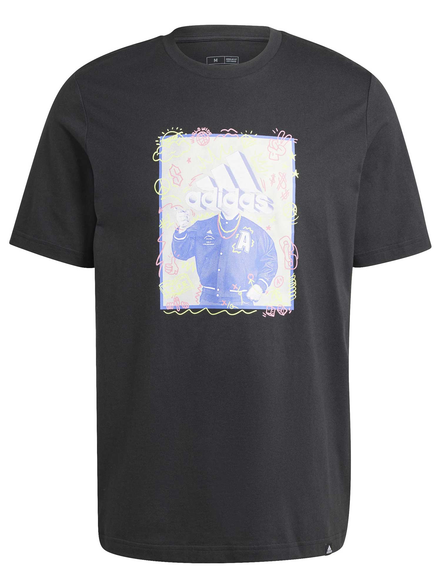 ADIDAS SPORTSWEAR Тениска Doodle Graphic Tee