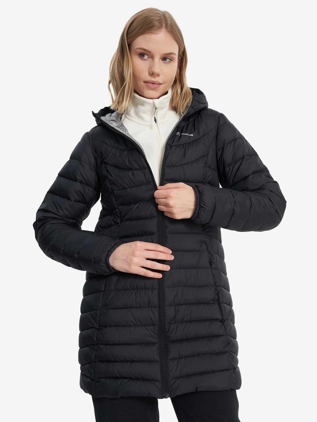 OUTVENTURE Яке Lighweight Women's Long Fake Down Jacket