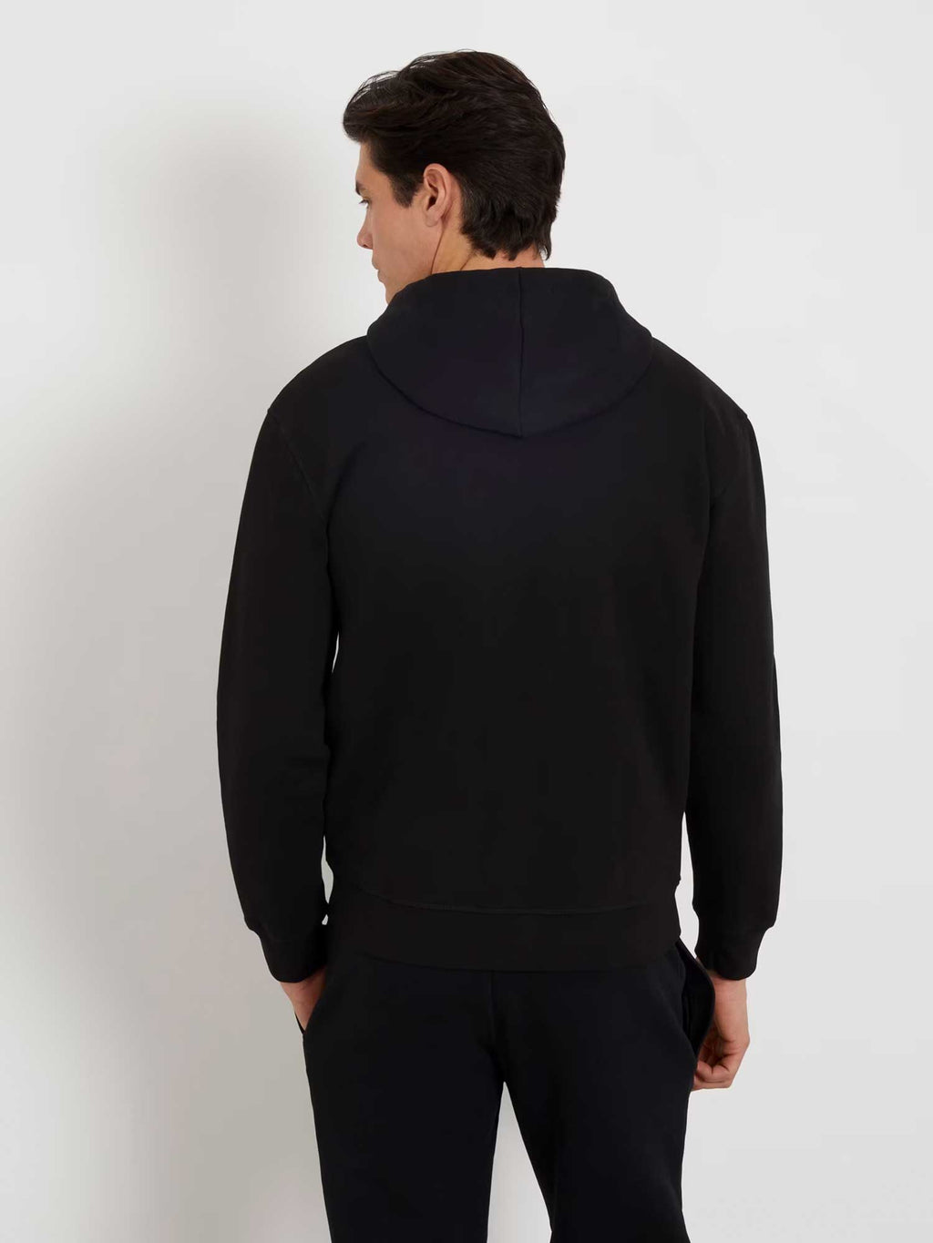 GUESS Суитшърт ALDWIN ZIP HOODED SWEATSHIRT