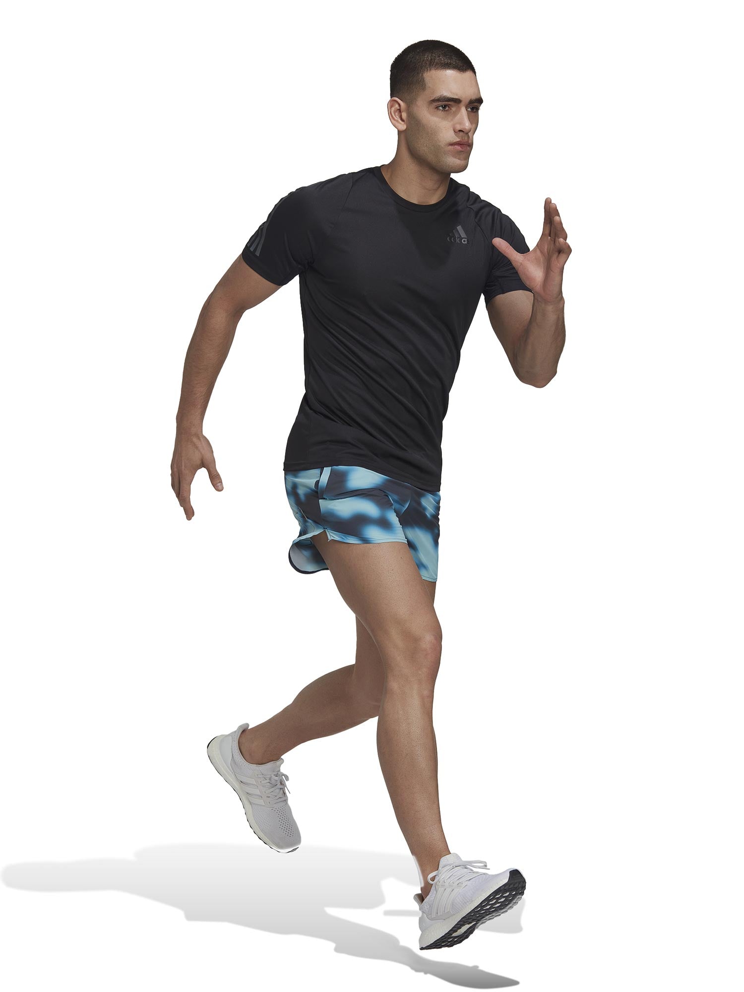 ADIDAS PERFORMANCE Къси панталони Run Icons Logo Graphic AOP
