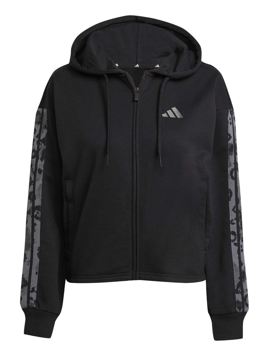 ADIDAS SPORTSWEAR Суитшърт Animal Print 3-Stripes French Terry